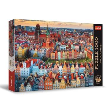 Imagem de Trefl Qualidade Premium Plus - Quebra-Cabeça Fotográfico Odisseia: Vista De Gdansk, Polônia, 1000 Peças, Série Fotográfica Única, Encaixe Perfeito, Para Adultos E Crianças A Partir 12 Anos