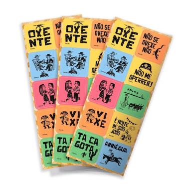 Imagem de Adesivo Quadrado Festa Junina Sertão - Festcolor 30Un