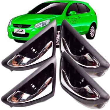 Imagem de Kit 4 Maçaneta Puxador Interno Porta Jac J3 2013 - Ymax