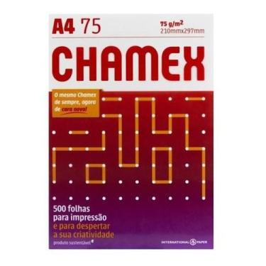 Imagem de Papel A4 Sulfite Chamex Office 210X297 75G Resma 500 Folhas