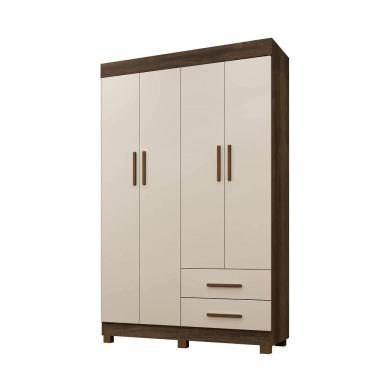 Imagem de Roupeiro Copacabana New 4 Portas 2 Gavetas Benetil