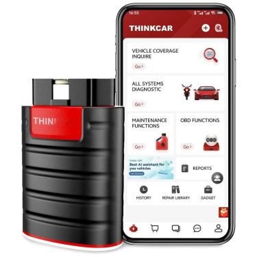 Imagem de Thinkdiag: Scanner OBD2 Bluetooth com Bidirecionalidade Total, Diagnóstico Completo de OE, Codificação de ECU, 15 Resets e Mais,ThinkCar