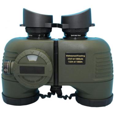 Imagem de Binóculos Militar 7x50 HD para Adultos à Prova dágua com Bússola Telêmetro, HOOWAY, Verde