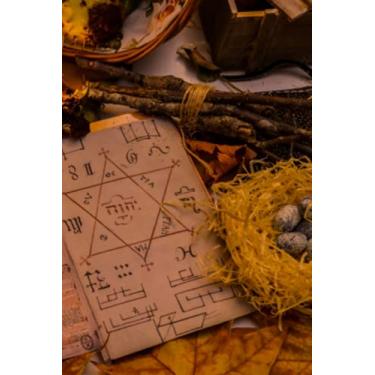 Imagem de Book of Magic: Witches Spell Book Journaling 6x9 Notebook to Document Spells Rituals Ceremonies Intentions Manifest Magick: Blank Wiccan Witchcraft ... Healers Diary Handbook Occult Healer