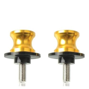 Imagem de LUSIGA Para Kawasaki ZX10R 2011-2015 Acessórios de motocicleta bobinas de braço oscilante Slider 8 mm Parafusos de suporte proteção contra queda (Cor: 2)