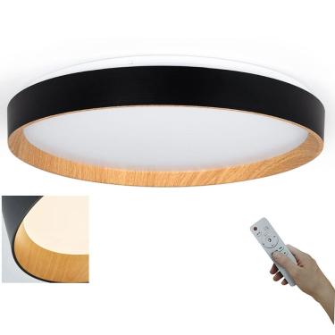 Imagem de Luminaria Plafon LED 3 Tons Ambiente Controle Iluminaçao Residencial Comercial Quarto Sala Escritorio Recepçao Moderno