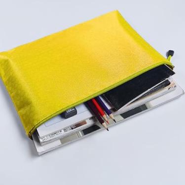 Imagem de Bolsa de documentos impermeável A4, bolsas A4 com zíper para organizar armazenamento, bolsas com zíper à prova d'água, tamanho carta, sacos de arquivo para quebra-cabeça, jogos de tabuleiro e material