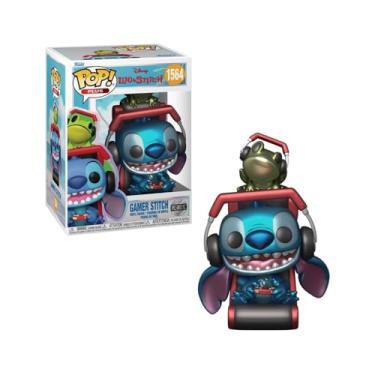 Imagem de Boneco Funko Pop! Plus Disney Lilo & Stitch - Stitch Gamer (Metálico)