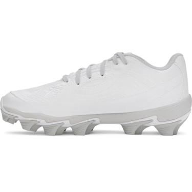 Imagem de Under Armour Tênis feminino Glyde Sola Rm Jr Softball Cleats, (100) Branco/branco Summit/pedra, 18