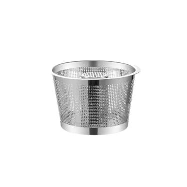 Imagem de Filtro de ralo de pia de aço inoxidável - coletor de cabelo de malha fina para proteção de ralo de cozinha e banheiro (prata)