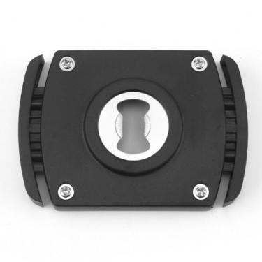 Imagem de Cortador de lata de cerveja abridor de lata durável abridor portátil (preto)