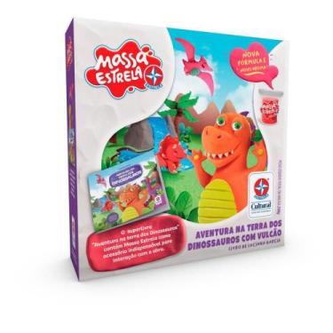 Imagem de Livro - Aventura na Terra dos Dinossauros - Massa Estrela