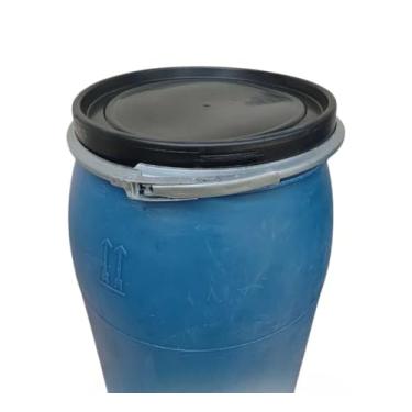 Imagem de Tambor Plastico 170 Litros Bombona plástica Barrica Com Tampa Removivel Encaixe Vedação (1)