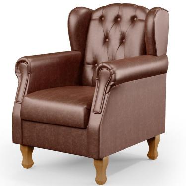 Imagem de Poltrona Para Sala De Estar Yara P02 Marrom