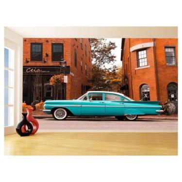 Imagem de Papel De Parede 3D Carro Antigo Clássico Vintage 3,5M Cxr14 - Você Dec