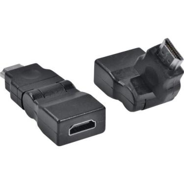 Imagem de Adaptador Hdmi Femea X Hdmi Macho 360 Graus Ahhf-A360 - Vinik