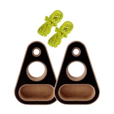 Imagem de Hangboard Escalada | Equipamento de Exercício de Madeira | Fortalecedor de Dedo de Escalada, para Ginásio em Casa, Garagem, Homens, Mulheres, Adultos, Iniciantes, Profissionais, Atletas, Jogadores