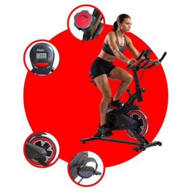 Imagem de Bicicleta Ergométrica Spinning Profissional Fitness Silenciosa Exercíc