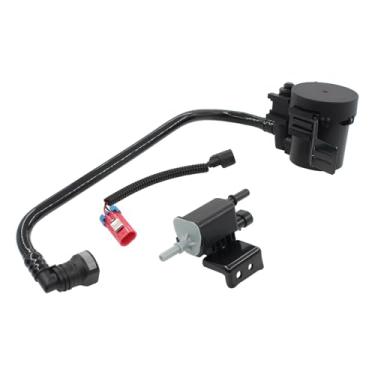 Imagem de DriveFix Válvula solenoide de ventilação EVAP Vapor Canister com conjunto de conectores de mangueira e chicote de fios para Chevy Colorado para GMC Canyon 2004-2012 para Hummer H3 2006-2010 H3T 2009