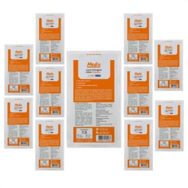 Imagem de Luva Cirúrgica com 10 Unidades Latex Classic Medix tamanho 7