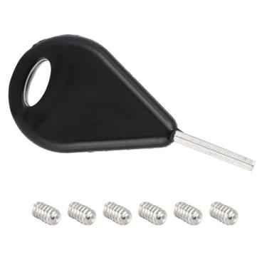 Imagem de Conjunto de parafusos de barbatana de prancha de surf com chave sextavada 4 parafusos de fenda e 24 parafusos pequenos para pranchas de surf e longboards