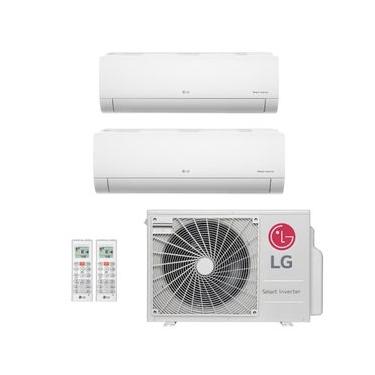 Imagem de Ar-Condicionado Multi Split Inverter LG 21.000 (1x Evap HW 9.000 + 1x Evap HW 12.000) Quente/Frio 220V