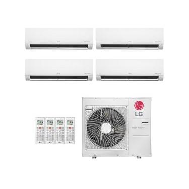Imagem de Ar-Condicionado Multi Split Inverter LG 30.000 (2x Evap HW 9.000 + 2x Evap HW 12.000)  Quente/Frio 220V R-32