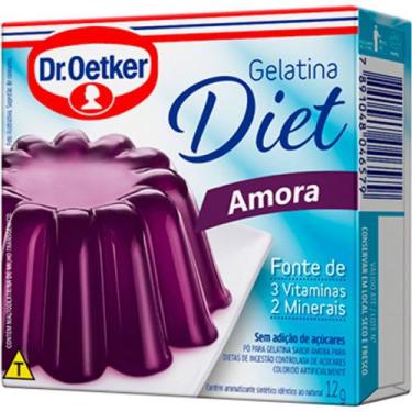 Imagem de Gelatina Diet Amora Dr.Oetker 12g