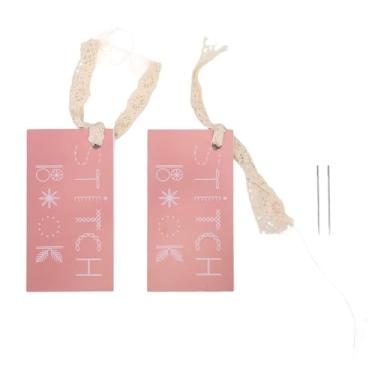 Imagem de Jectse Mini Livro de Costura, Guia de Ponto Portátil Com Agulha e Linha, Kit de Costura Compacto Com Diversos Padrões para Entusiastas de Artesanato, Iniciantes e Viajantes