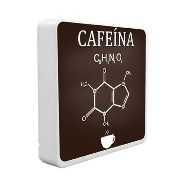 Imagem de Luminária Box Slim Cafeína USB – Luz Suave, LED 5W, Decorativa e Moderna