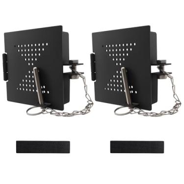 Imagem de maXpeedingrods Capa de para-choque para trailer, tampas de extremidade de para-choques de trailer para para-choques quadrados de 10 x 10 cm, 2 peças