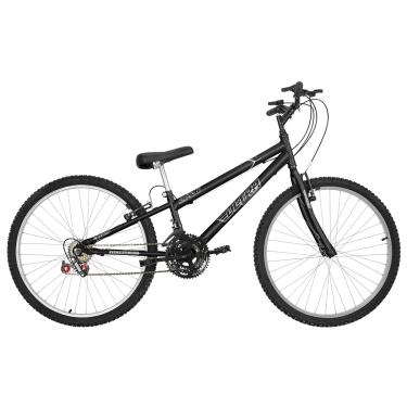 Imagem de Bicicleta de Passeio Ultra Bikes Esporte Rebaixada Aro 26 Reforçada Freio V-Brake – 18 Marchas Preto
