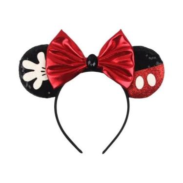 Imagem de Tiara De Orelhas De Rato Do Castelo Da Disney Com Fogos De Artifício P