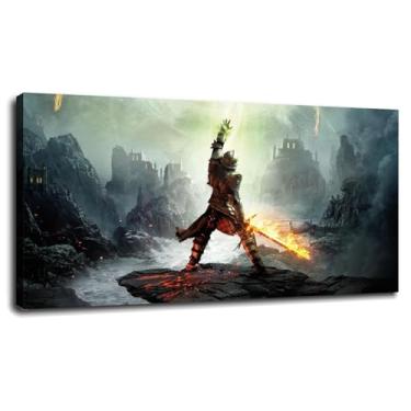 Imagem de Armor Poster Warrior Canvas Prints Age Wall Art For Home 1 painéis Decorações com moldura 33.0 cmx20.3 cm