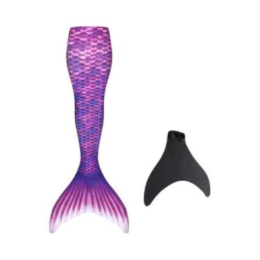 Imagem de Fantasia De Cauda De Sereia Para Crianças E Adultos, Cosplay De Menina