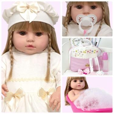 Imagem de Baby Alive Princesa Reborn Enxoval Completo Pano Barbie
