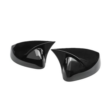 Imagem de Capa Para Espelho Retrovisor De Carro, Estilo Brilhante/Fibra De Carbono, Compatível Com Audi A3 S3 RS3 8V TFSI TDI 2013-2020(Glossy Black)