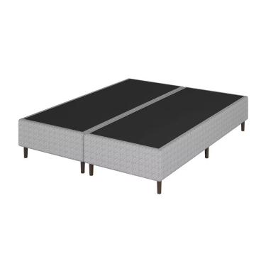 Imagem de Base Cama Box Queen Size Loreto A26 38x159x198cm Umaflex Cinza