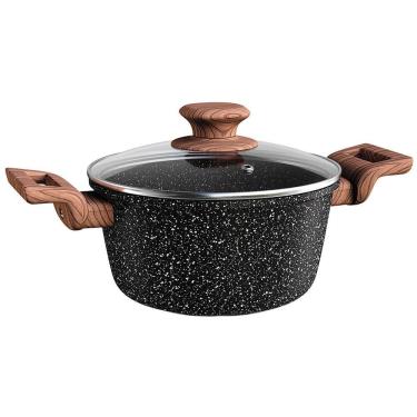 Imagem de Caçarola Colorstone Antiaderente 5 Camadas 3l Euro Home Preto