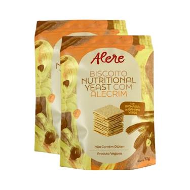 Imagem de Kit 2X: Biscoito Nutritional Yeast/Alecrim S/Glúten Alere 70g