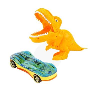 Imagem de pista de corrida mega dinossauro looping 360 hyper speed - BBR Toys