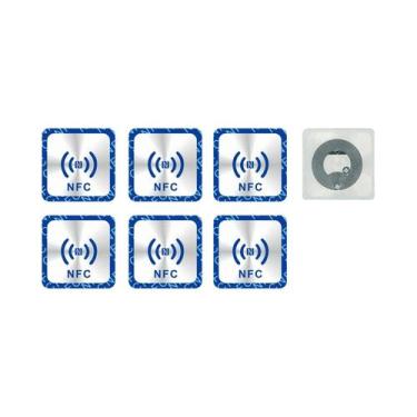 Imagem de Etiqueta NFC Adesiva 13.56MHz 213pcs Ntag213 Adesivos RFID Para Automa