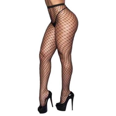 Imagem de Meia-Calça Arrastão Yaffa 2010 Preto - Yaffa Lingerie, Preto, ÚNICO