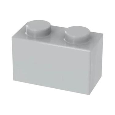 Imagem de 40 Peças Blocos De Montar DIY 1x2 Pontos ABS Educacionais Criativos Co