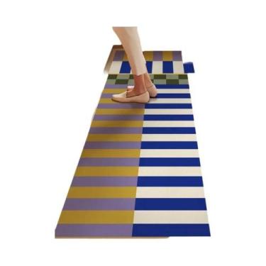 Imagem de Tapete De Cozinha Antigo VIKAMA, 2 Peças, Absorvente, Antiderrapante, 