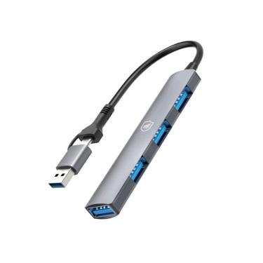 Imagem de Adaptador Hub Usb-c / Usb-a 4 Em 1 - Gshield