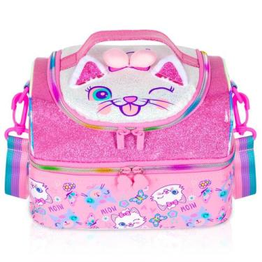 Imagem de Lancheira YOYTOO Kids Double Decker Cooler Insulated Cat