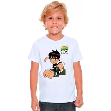 Imagem de Camiseta Desenho BEN10 Moda Infantil Roupa Criança 05, Modelo 07, 16
