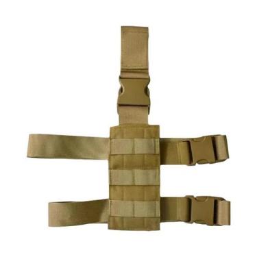Imagem de Coldre Tático Universal Ajustável MOLLE Para Perna Com Plataforma Drop