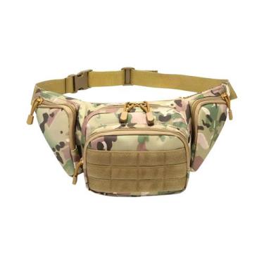 Imagem de Mochila Tática Multifuncional De Alta Capacidade Em Nylon Para Homens,